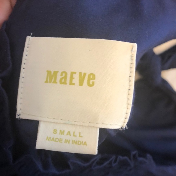 Maeve Anthropologie top size S navy - Picture 4 of 4